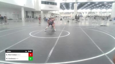 109 lbs Consolation - Bianca Marmolejo, Gold Rush Wr Acd vs Mariana Andrews, Mat Demon WC