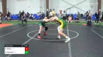 144 lbs Semifinal - Kole Reiss, Clearview vs Alessio Perentin, Frost Gang
