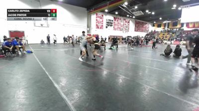 132 lbs Cons. Round 2 - Carlito Zepeda, Ventura vs Jacob Pintor, Temescal Canyon