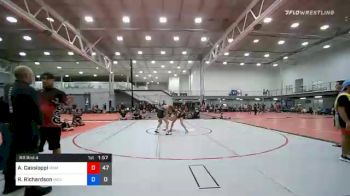 106 lbs Prelims - Angelina Cassioppi, Midwest Black Mambas Team 1 vs Rayna Richardson, Michigan Rev Girls Team 2