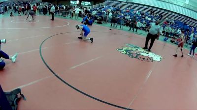 14U Boys - 132 lbs Cons. Round 2 - Silas McKnight, Quaker Wrestling Club vs Collin Hintz, Midwest Xtreme Wrestling