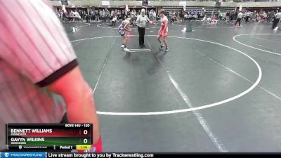 120 lbs Cons. Round 2 - Bennett Williams, Minnesota vs Gavyn Wilkins, Wisconsin