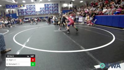 90 lbs Rr Rnd 3 - Abel Vigil, Team Nomad vs Bowen Schubert, Chandler Takedown Club