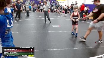 85 lbs Cons. Round 3 - DeAra Giardina, Stratford Youth Wrestling vs Grayson Amick, Mighty Warriors Wrestling Acad