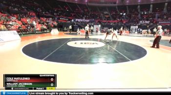 3A 195 lbs Quarterfinal - Cole Matulenko, Libertyville vs William Jacobson, Chicago (Mt. Carmel)