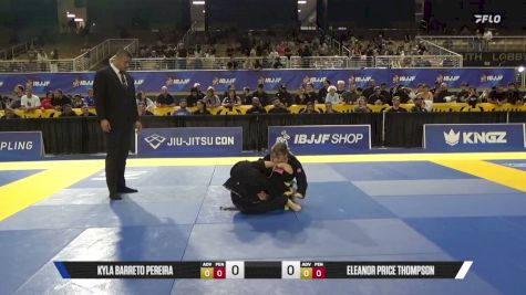Kyla Barreto Pereira vs Eleanor Price Thompson 2026 Pan Jiu Jitsu IBJJF Championship