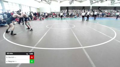 197-A lbs Round Of 16 - Dan Surich, F.L.O.W. vs Josh Negron, Castleton