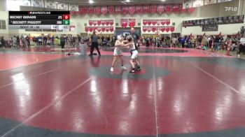 80 lbs Round 2 - Beckett Piggott, Outlaw Wrestling Club vs Becket Gerads, Jack Pine Savage