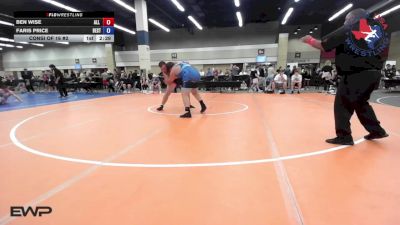 285 lbs Consi Of 16 #2 - Ben Wise, All American Wrestling Club vs Faris Price, Best Trained Wrestling