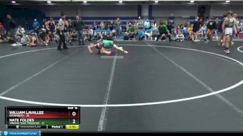 120 lbs Round 1 (8 Team) - William LaVallee, Doughboys vs Nate Foldes, Virginia Team Predator