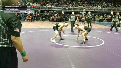 5A 144 lbs Quarterfinal - Victor Medina, Dallas Sunset vs Connor Surrette, Melissa