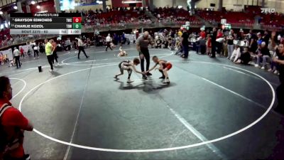 60 lbs Semifinal - Grayson Edmonds, Trojan Wrestling Club vs Charlie Kozol, The Best Wrestler