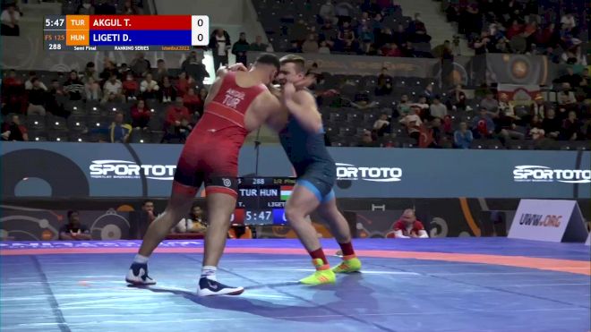 125 kg Semifinal - Taha Akgul, TUR vs Daniel Ligeti, HUN