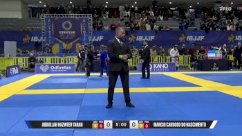 Marcio Cardoso Do Nascimento vs Abdullah Hazweer Taran 2025 European Jiu-Jitsu IBJJF Championship