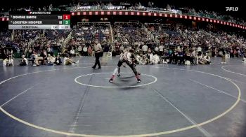 1A 132 lbs Semifinal - Dontae Smith, Thomasville High School vs Loxston Hooper, Robbinsville High School