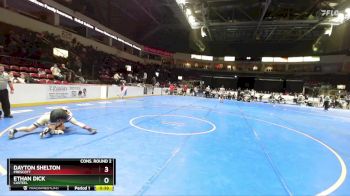 132 lbs Cons. Round 2 - Dayton Shelton, Prescott vs Ethan Dick, Casteel