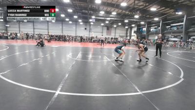 92 lbs Round 3 - 12:30pm Saturday - Tygh Ramirez, West Coast Elite vs Lucca Martinez, Rough House W.C., CA