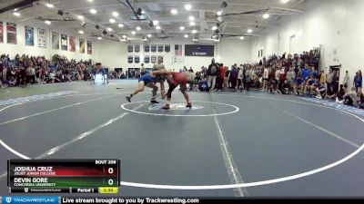 125 lbs Cons. Round 2 - Joshua Cruz, Joliet Junior College vs Devin Gore, Concordia University