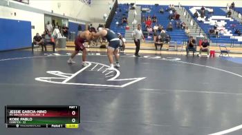 285 lbs Placement Matches (8 Team) - Kobe Pablo, Cerritos vs Jessie Garcia-Nino, Mt. San Antonio College