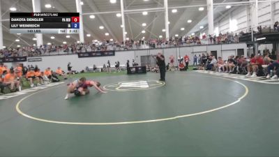 140 lbs Dakota Dengler, Pennsylvaniia Red vs Lily Weinreich, Iowa