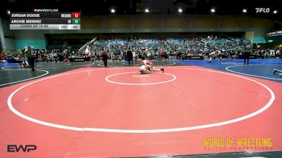 108 lbs Consi Of 16 #2 - Jordan Dodge, BULLDOG WRESTLING CLUB vs Archie Mendez, Nevada Elite