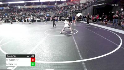 92 lbs Round Of 16 - Colton Russell, Wentzville Wrestling Federation vs Liam Major, King Select