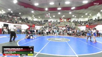 115 lbs 1st Place Match - Marissa (Mimi) Nicolas, Rhyno Academy Of Wrestling vs Kania Phillips, North Central