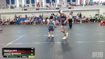 120 lbs Semis & 1st Wrestleback (8 Team) - Nicholas Tapia, Xtreme Team vs Nathan Henderson, Glasgow WA