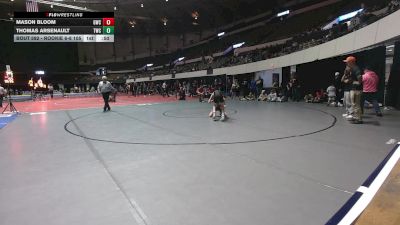 Rookie 6-8 105 1st Place Match - Mason Bloom, Grizzly Wrestling Club vs Thomas Arsenault, Tabb Wrestling Club