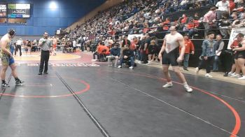 3 - 285 lbs Cons. Round 1 - Ben Livick, Rocktown High School vs Tate McKinney, Hopewell