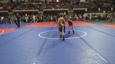 62 lbs Champ. Round 1 - Bryson Douglas, North Montana Wrestling Club vs Layten Prine, Laurel Matburners