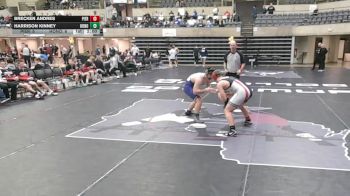 215 lbs Quarterfinals (8 Team) - Harrison Kinney, Hononegah, IL vs Brecken Andres, Pierz, MN