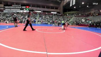 145 lbs Quarterfinal - Nikolai Murphy-Schiller, Little Rock Central High School Wrestling vs Abram Pendergrass, Arkansas