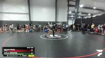 127 lbs Quarterfinal - Deijah Diego, NWWC vs Kayla DeShong, Thunder Mountain Wrestling Club