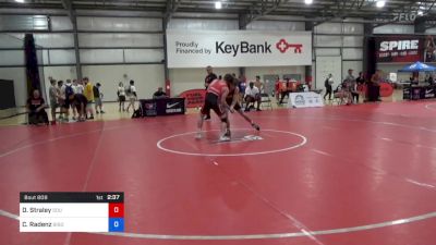 72 kg Consi Of 8 #2 - Dylan Straley, SOU Wrestling vs Clay Radenz, Bison Wrestling Club