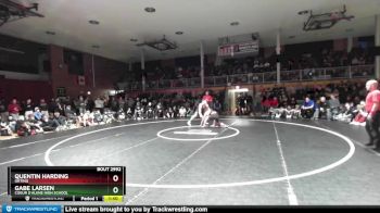 157 lbs 1st Place Match - Quentin Harding, Orting vs Gabe Larsen, Coeur D`Alene High School