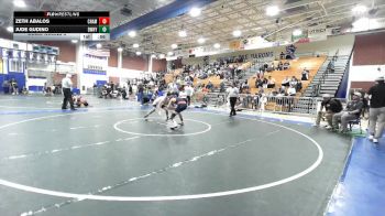 126 lbs Cons. Round 5 - Jude Gudino, Downey vs Zeth Abalos, Chaminade