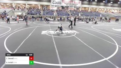 82 lbs Quarterfinal - Zander Sewell, Wesley WC vs Aiden Axtell, Duran Elite