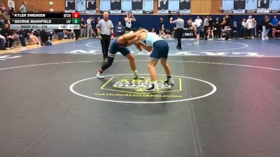 175 lbs Semifinal - George Mansfield, Layton vs Kyler Swensen, Mountain Crest