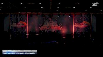Max Velocity Cheer - Divergent [2026 L2.1 Youth - PREP Day 1] 2026 ASC Return to Atlantis Tacoma Showdown