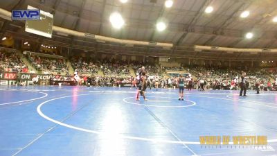 58 lbs Consi Of 16 #1 - Eli Michael, Contender Wrestling Academy vs Jacob Rader, F-5 Grappling