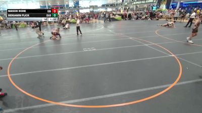 120 lbs Champ. Round 3 - Mason Rohe, Unattached vs Benjamin Flick, Unattached