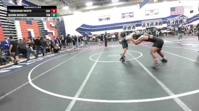 175 lbs Champ. Round 3 - Keshaun White, Centennial (Corona) vs Quinn Mosch, Poway