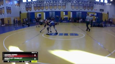 113 Gold Round 1 - Brentley Crawley, Hagerty vs Adonis Ferro, Miami Palmetto