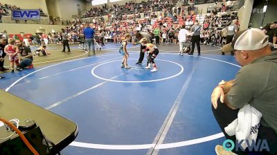 60 lbs Round Of 16 - Knox Perkins, Tahlequah Wrestling Club vs Jolina Hancock, Lady Outlaw Wrestling Academy