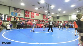 100 lbs Rr Rnd 4 - Kerrie Garza, Bookert T Washington vs Bristol May, Mannford