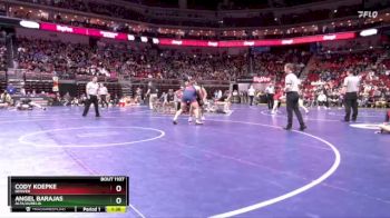1A-285 lbs Champ. Round 1 - Angel Barajas, Alta/Aurelia vs Cody Koepke, Denver