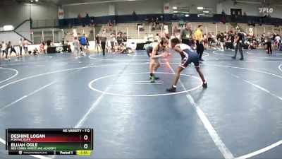 112 lbs Cons. Round 4 - Deshine Logan, Pontiac Elite vs Elijah Ogle, Red Cobra Wrestling Academy