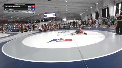 113 lbs Champ. Rd Of 16 - Samuel Madsen, Maurer Coughlin vs Jett Hines, Team Miron