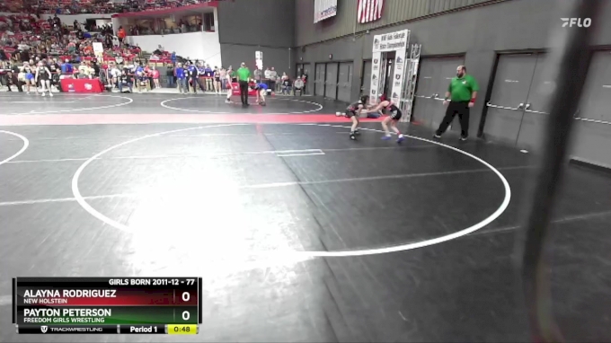 77 lbs Champ. Round 1 - Payton Peterson, Freedom Girls Wrestling vs ...